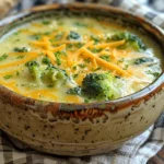 Broccoli Cheddar Soup with Shells