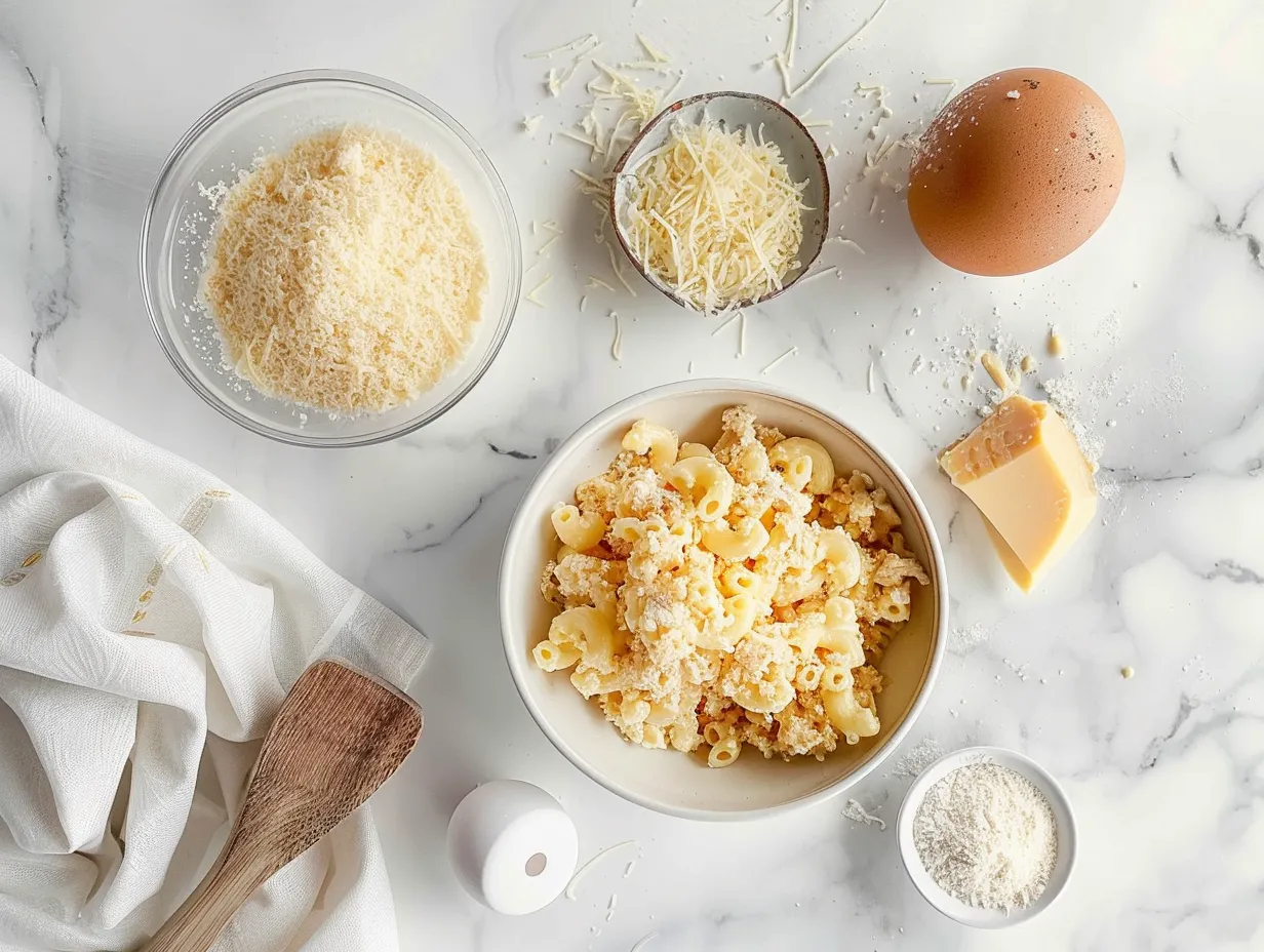 Ingredients for Spicy Buffalo Chicken Mac and Cheese
