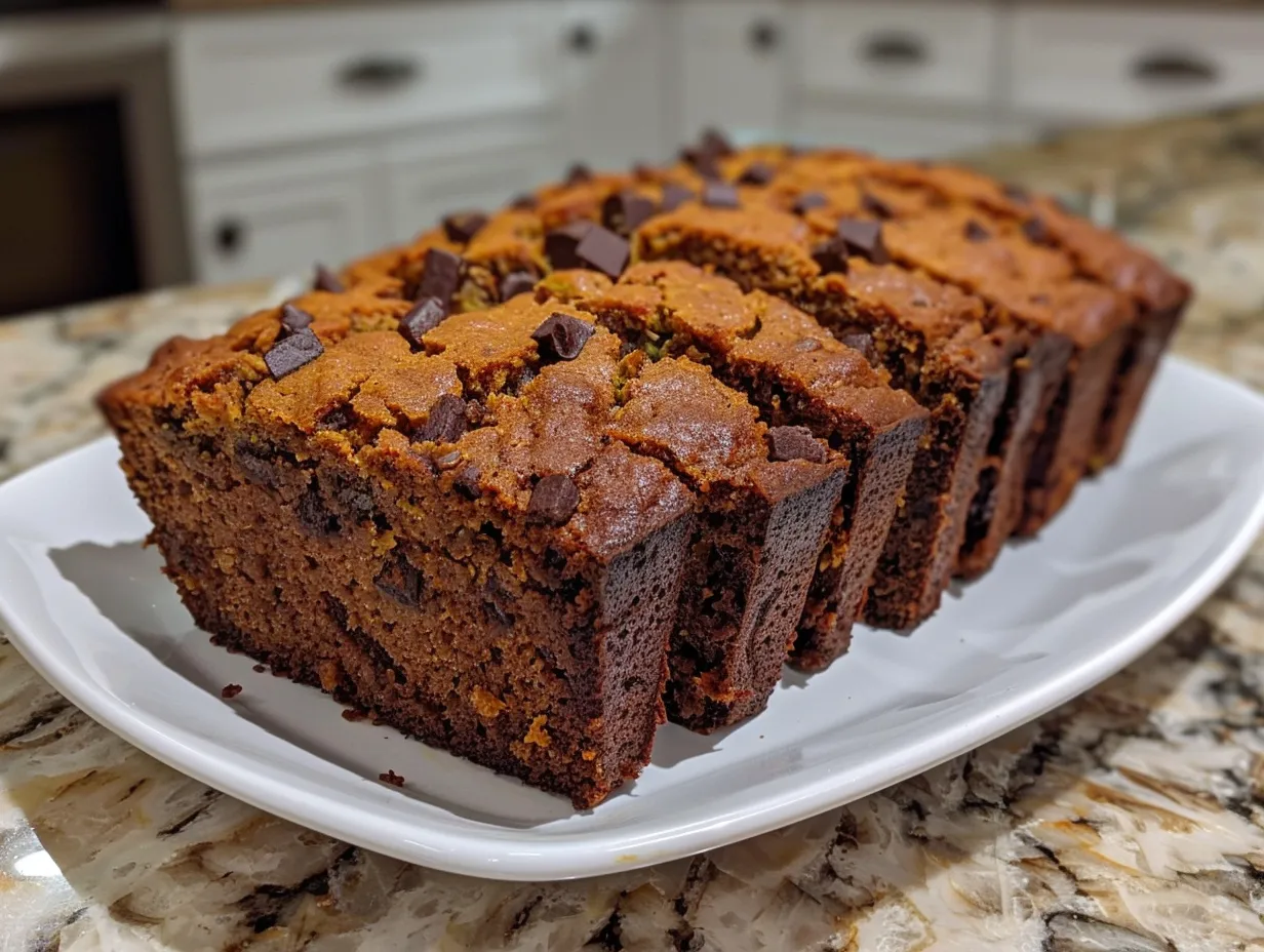 Warm Pumpkin Zucchini Bread