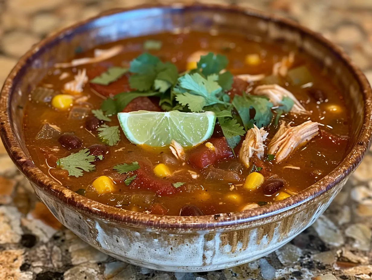 A Delicious Bowl of Southwest Chicken Soup