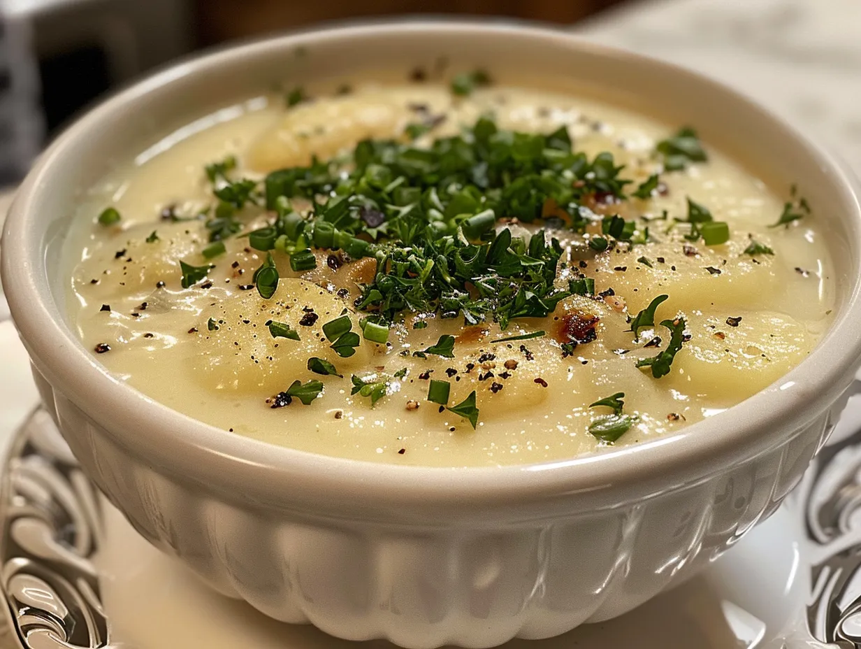 Bowl of Copycat Panera Potato Soup