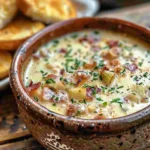 Bowl of Creamy Reuben Soup