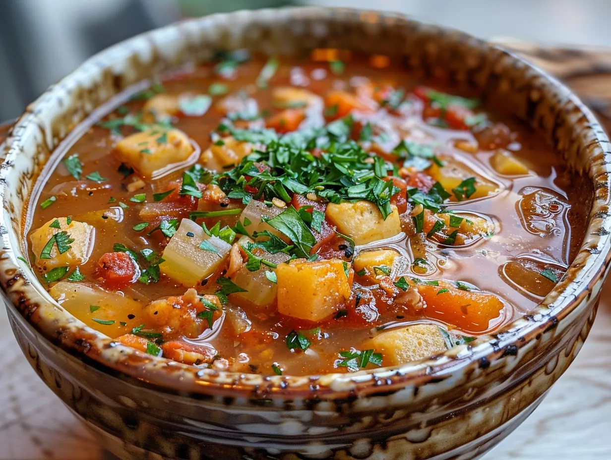 Bowl of Steaming Italian Penicillin Soup