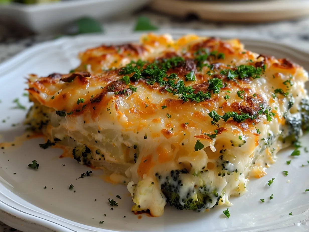 Delicious and comforting Broccoli Cheese Casserole