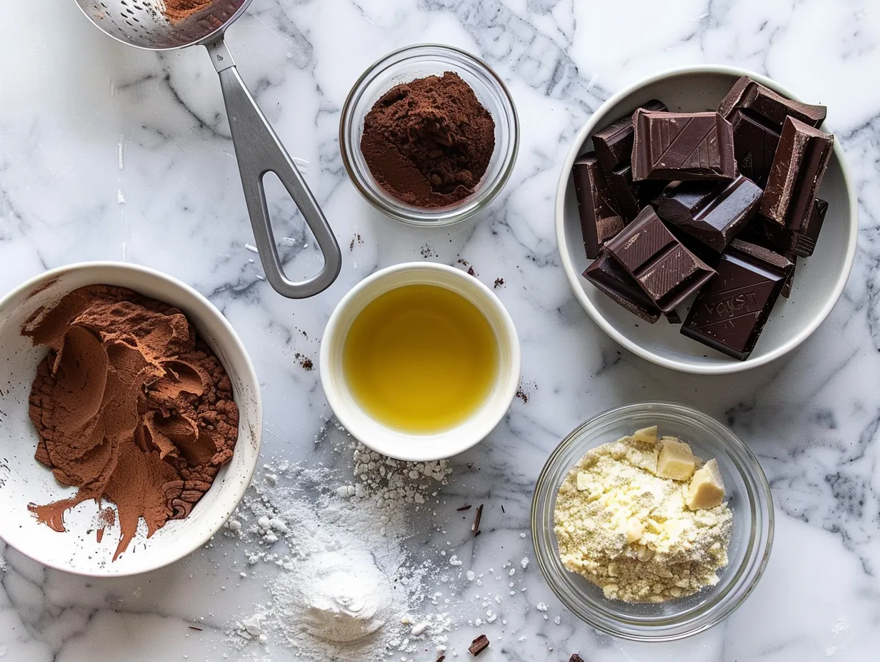 Ingredients for Chocolate Mousse Cake Recipe