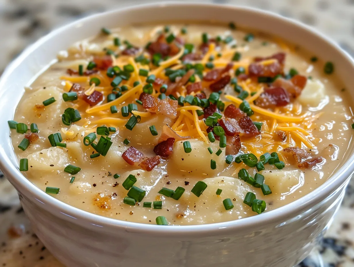 Creamy Potato Soup Display
