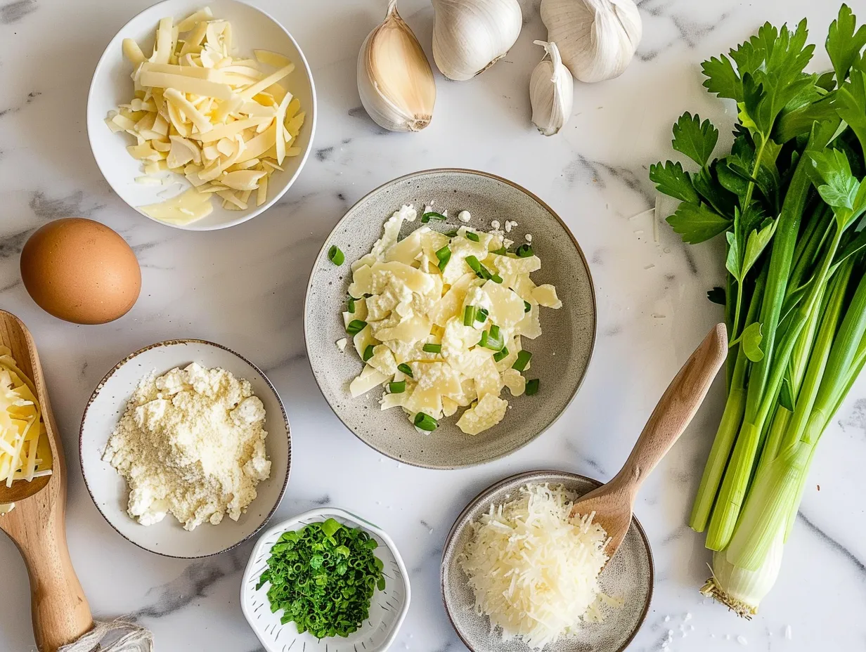 Ingredients for making Creamy Reuben Soup including corned beef, Swiss cheese, and sauerkraut