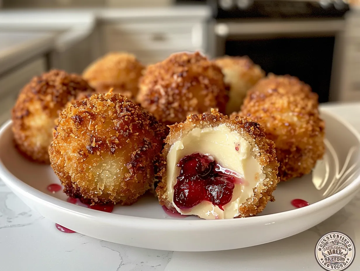 Delicious Air Fryer Cranberry Brie Bites