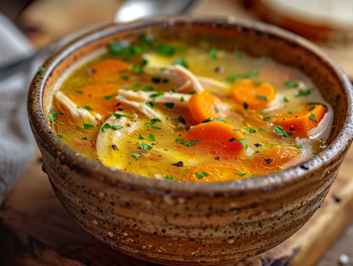 Delicious Bowl of Keto Crack Chicken Soup