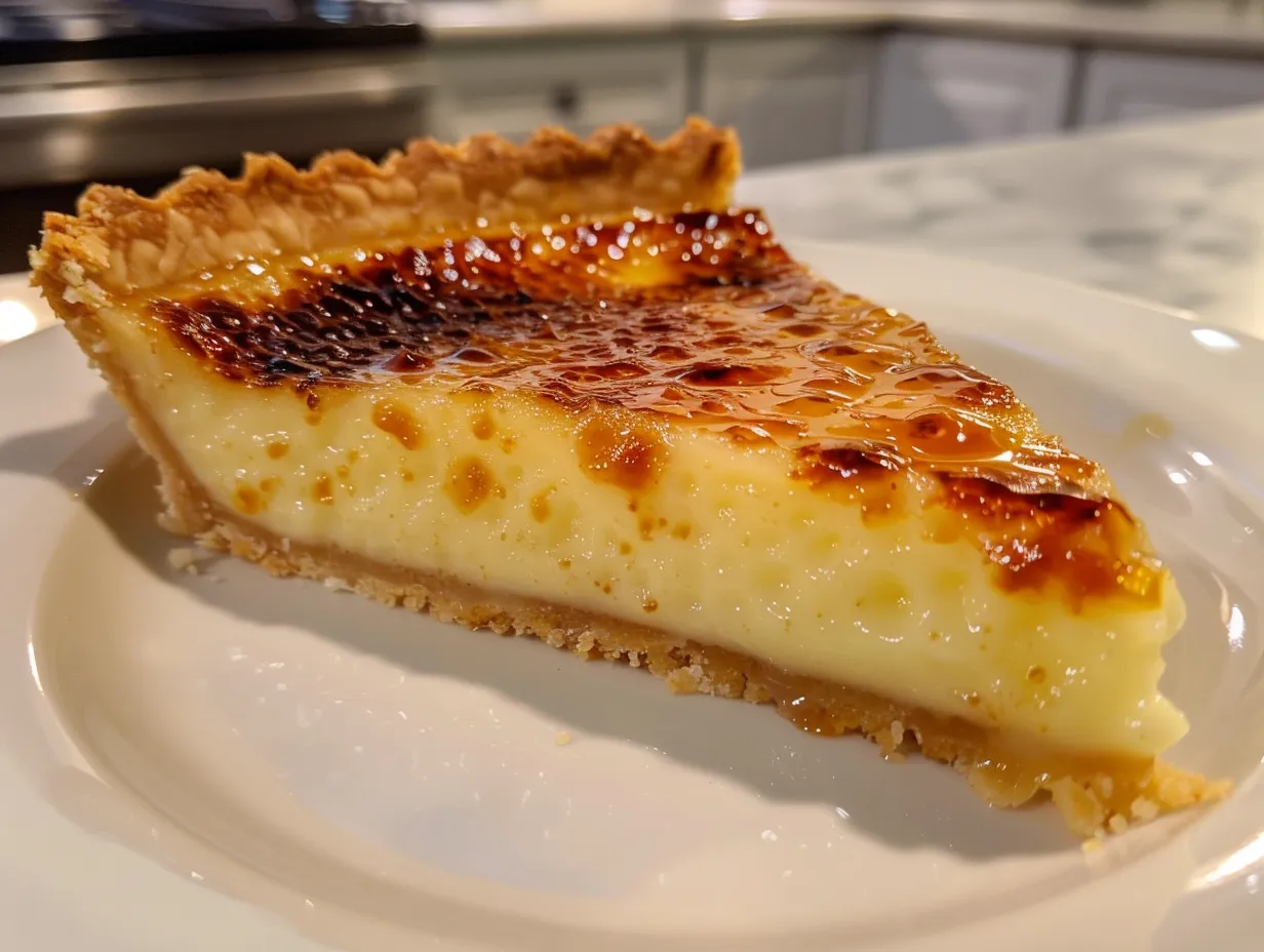 Delicious Creme Brulee Pie