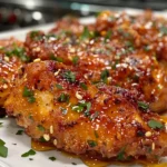 Delicious Crispy Feta Chicken with Hot Honey Drizzle