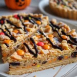 Festive Halloween Cookie Cake on Display