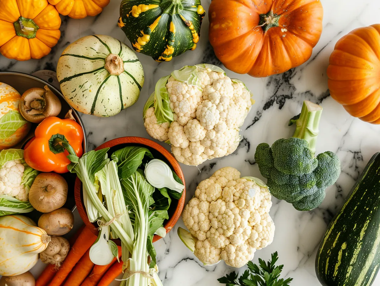 Fresh ingredients for making Southern Squash Casserole