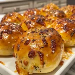 Garlic Parmesan Cheeseburger Bombs Platter