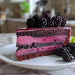 Gothic Blackberry Velvet Cake