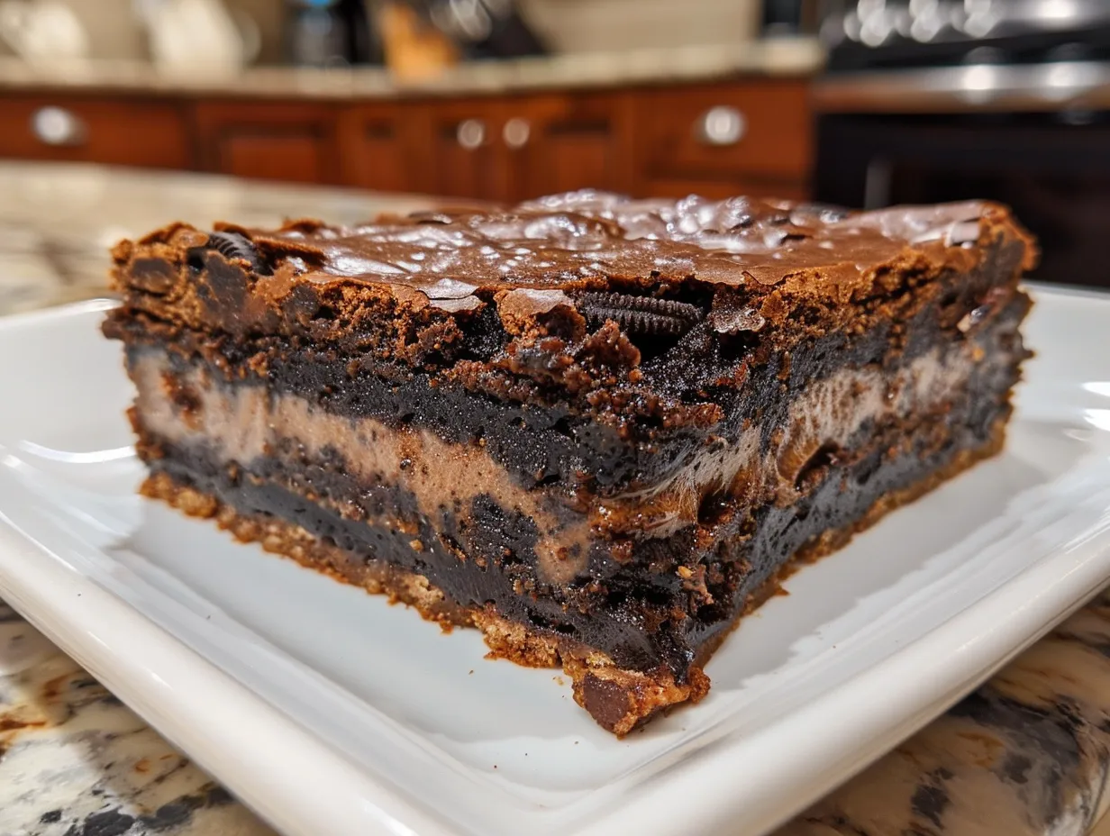 Halloween Oreo Brownie Bars Display