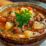 Hearty Bowl of Italian Sausage and Potato Soup