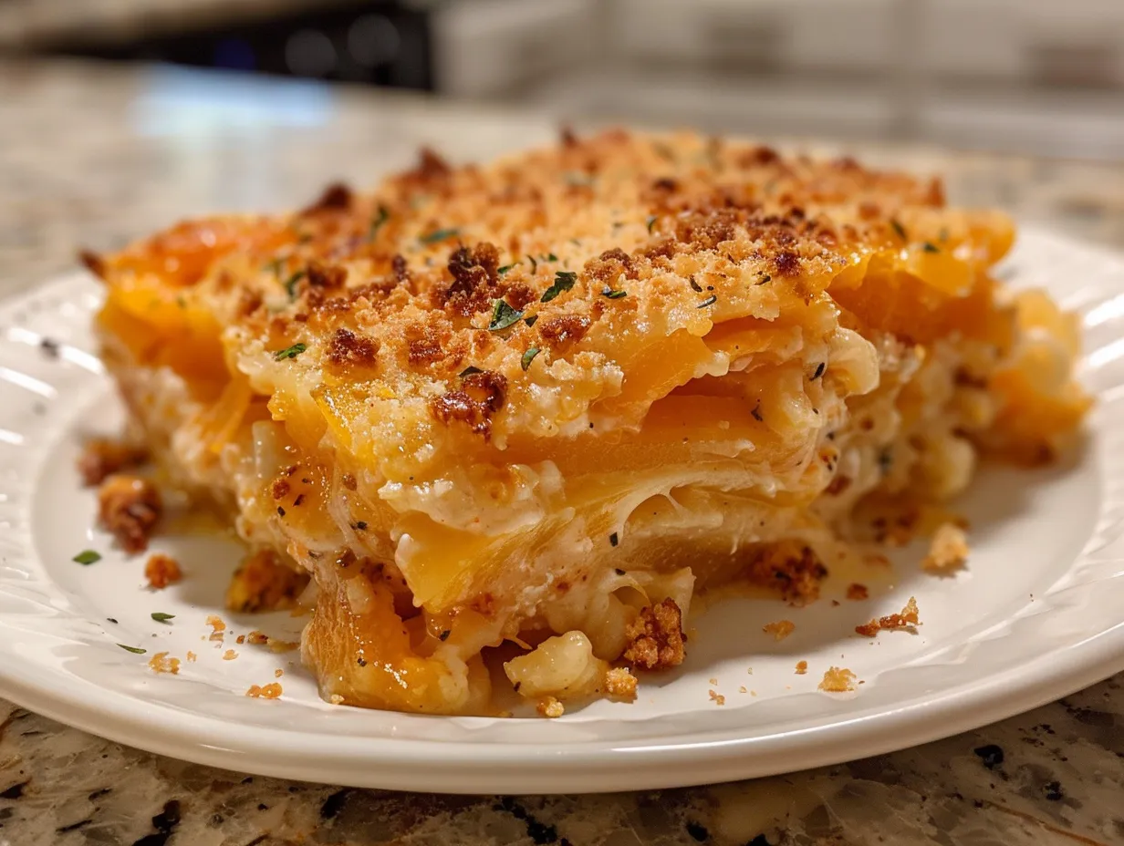 Homemade Southern Squash Casserole