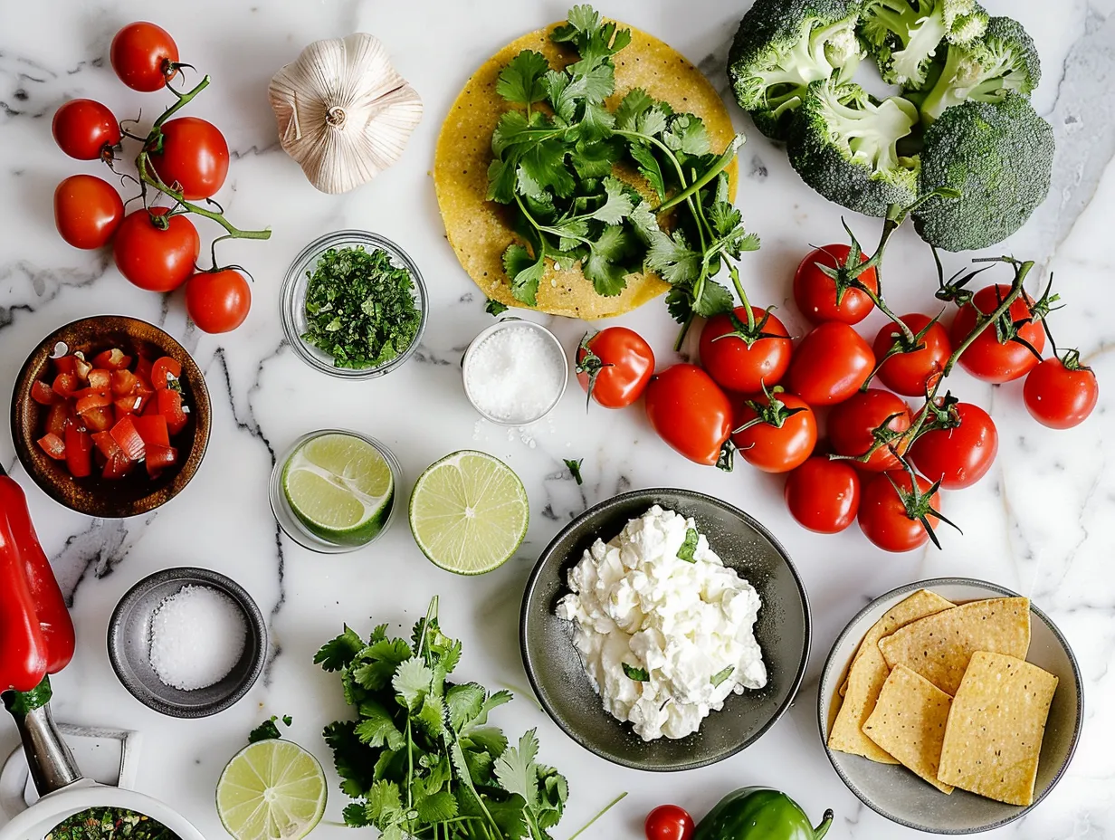 Ingredients needed to prepare Ghost Mini Taco Pies