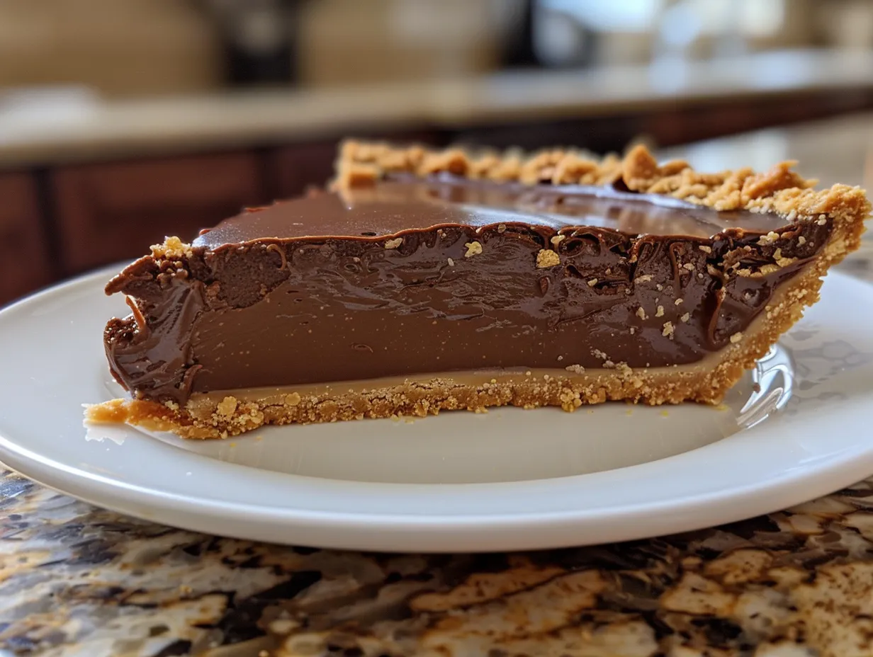 No-Bake Chocolate Peanut Butter Pie
