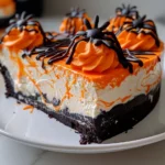 No Bake Halloween Cheesecake