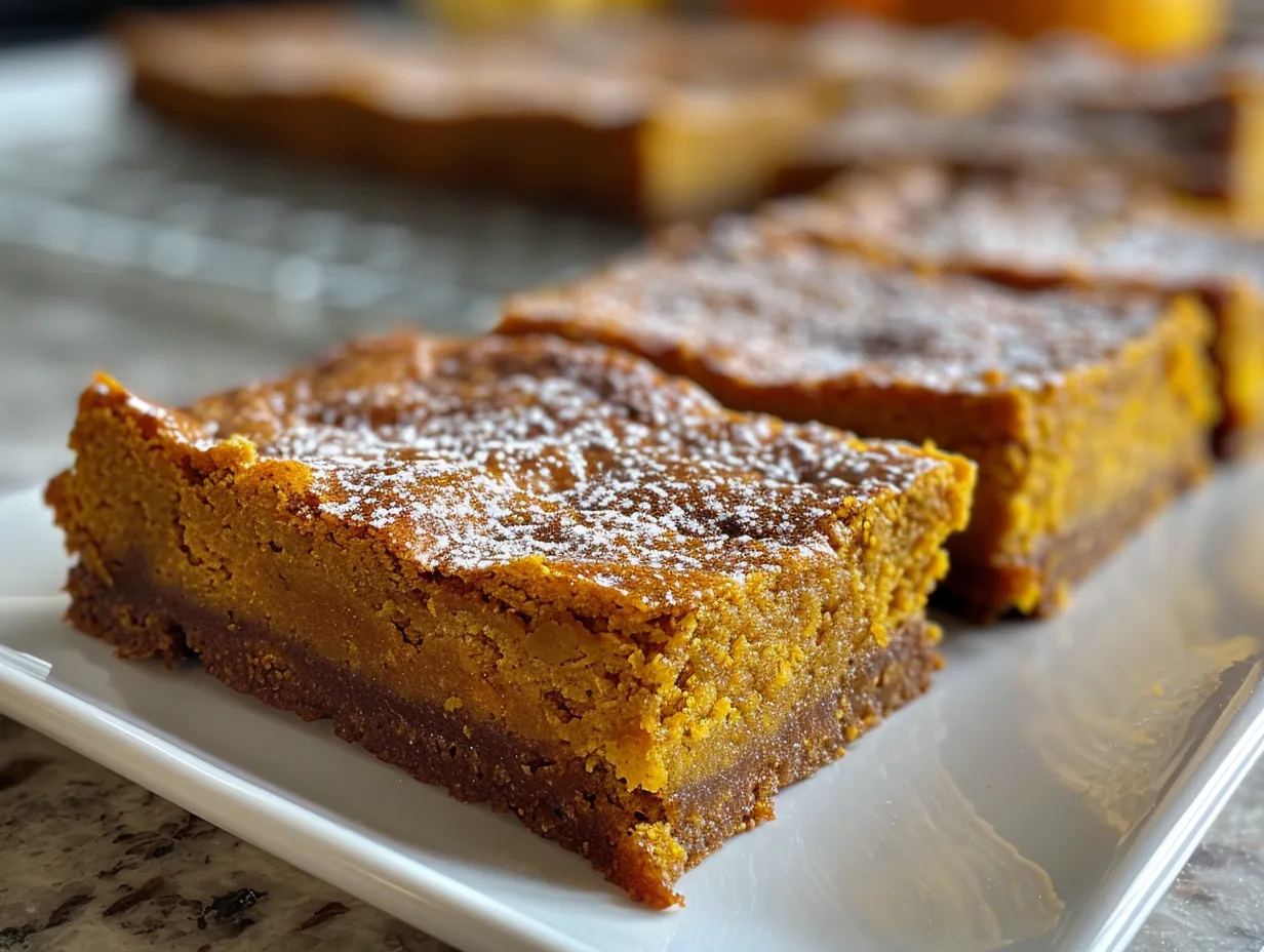 Pumpkin Bars On Display
