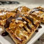 Smores Hand Pies on a Rustic Wooden Board