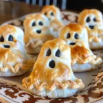 Spooky Ghost Mini Taco Pies ready for Halloween