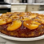 A Delicious Caramel Apple Upside-Down Cake