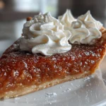 Apple Butter Pie with Cinnamon Whipped Cream Display