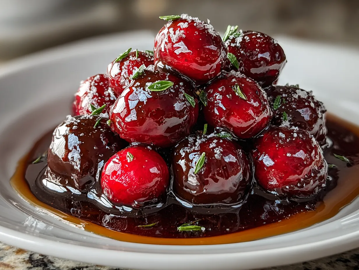 Chocolate Covered Cranberry Sauce Delight