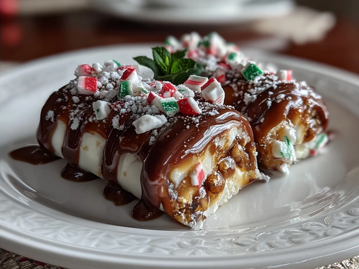 Finished Christmas Cracker Candy broken into pieces on a plate