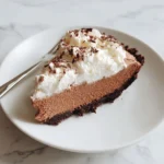 Decadent Slice of French Silk Pie