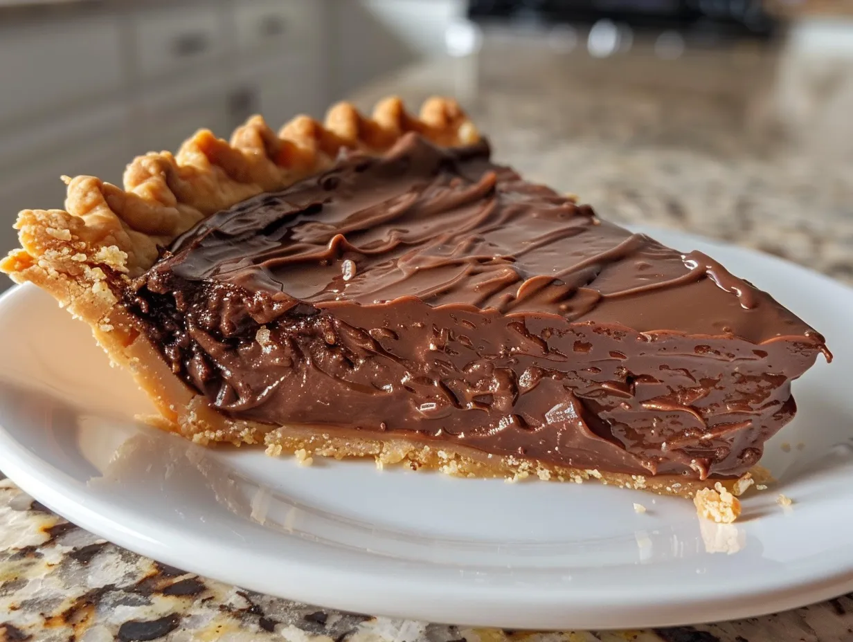 Delectable Old Fashioned Chocolate Pie