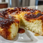 Delicious Burnt Basque Cheesecake on Display