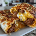 Delicious Grilled Cheese Burrito Ready to Eat