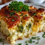 Delicious Homemade Broccoli Cheese Rice Casserole