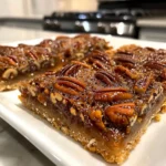 Delicious Pecan Pie Bars Ready to Eat