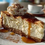 Delicious Slice of Apple Cider Cheesecake