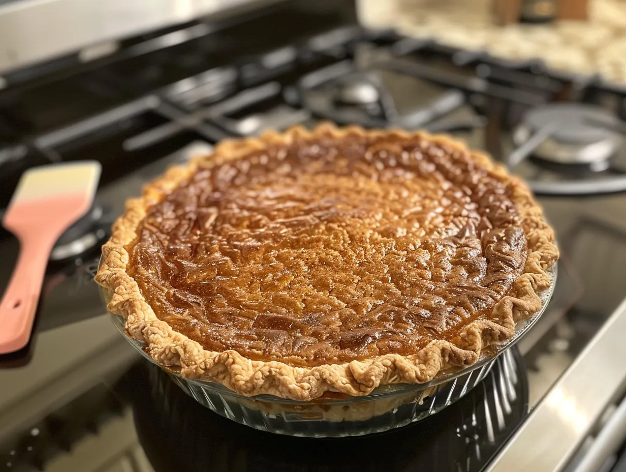 Finished Burnt Honey Pie