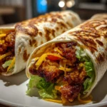 Homemade Big Mac Wrap Ready to Eat