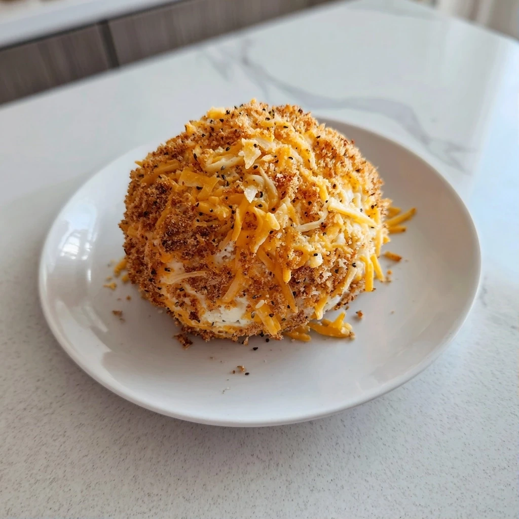 Mouthwatering Cheddar Ranch Cheeseball
