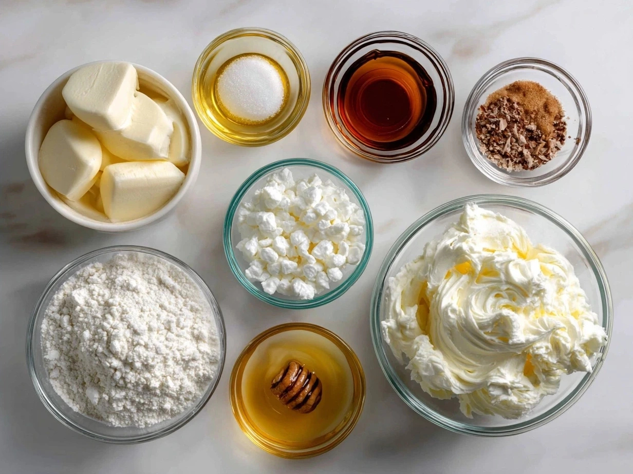 Ingredients for No-Bake Cool Whip Candy including cool whip, sweetened condensed milk, chocolate chips, marshmallows, and nuts.