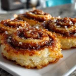 Overhead shot of Cinnamon Roll Cookies