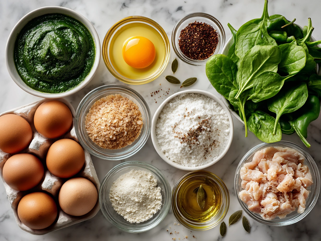 raw ingredients for preparing healthy Homemade Chicken Stuffed Poblano Peppers