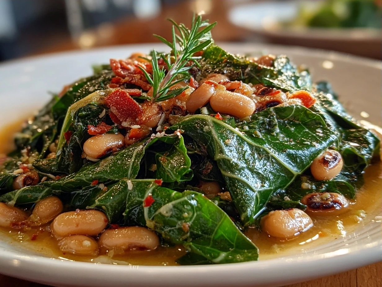 Final Southern Black-Eyed Peas with Collard Greens