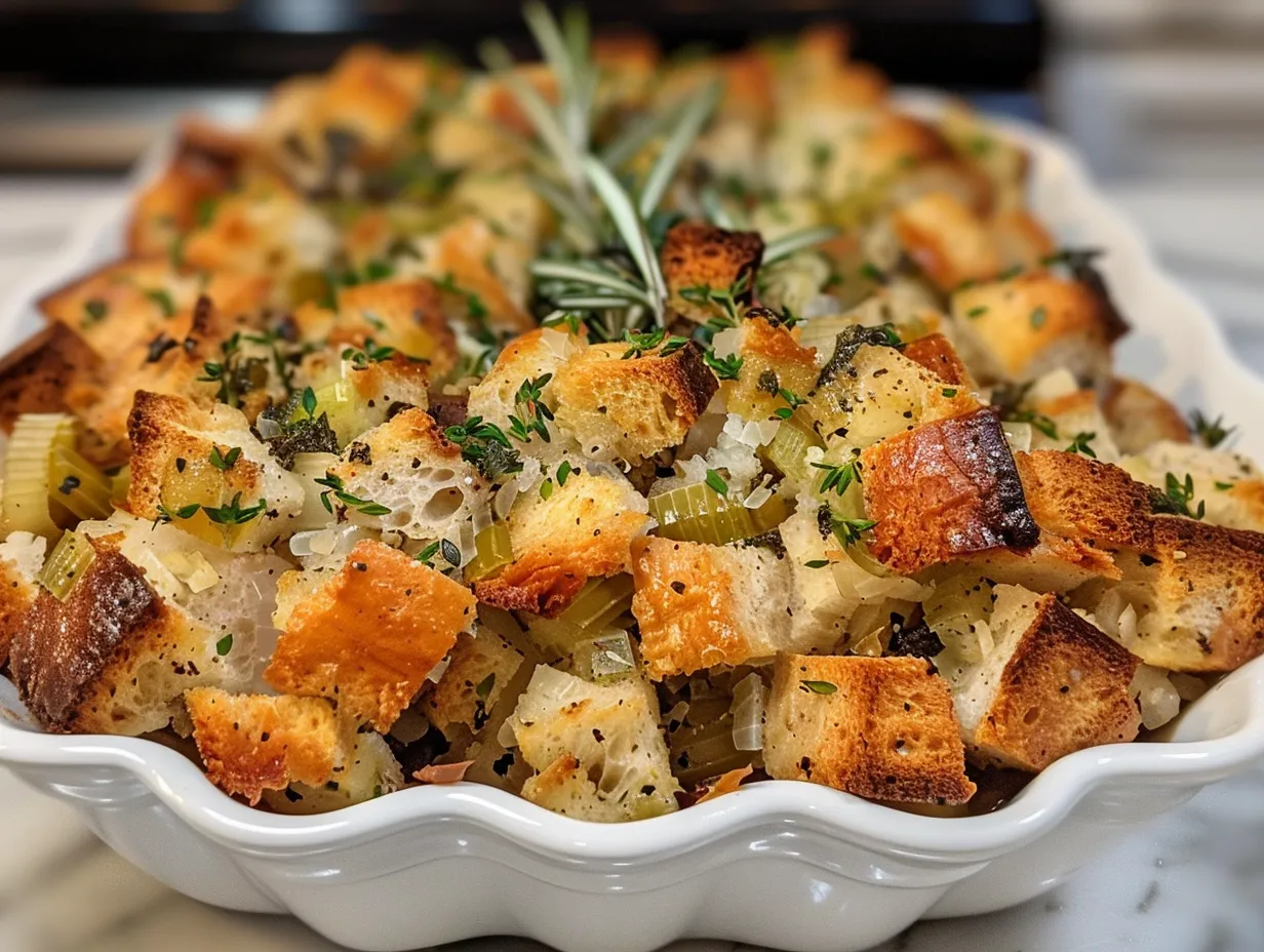 Turkey Crockpot Stuffing Delight