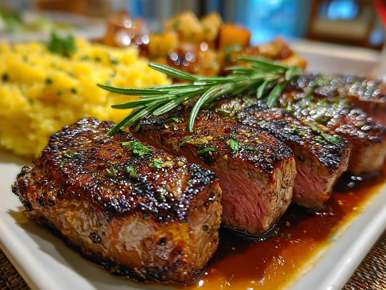 Final delicious Brazilian Mounjaro dish served with fresh herbs