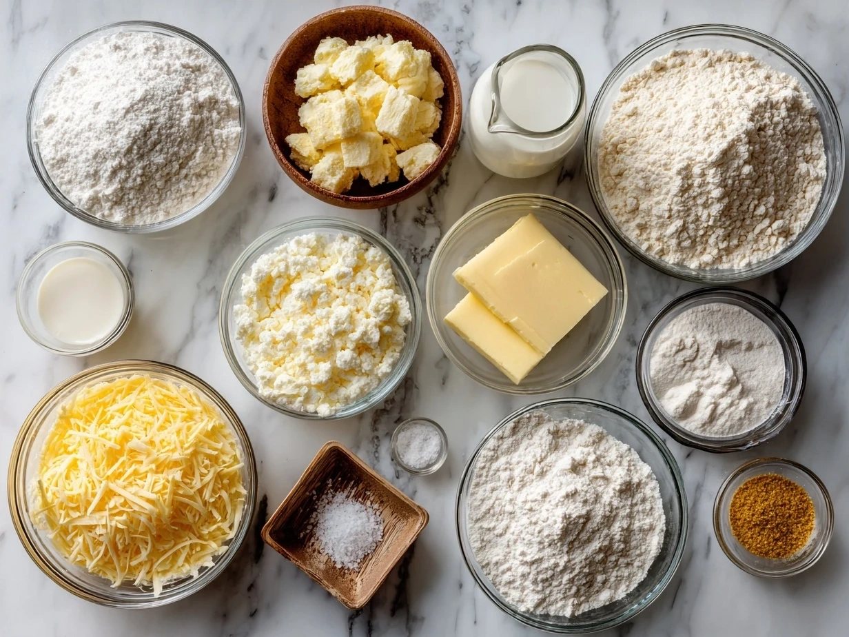 Ingredients for Cheesy Au Gratin Potatoes Recipe