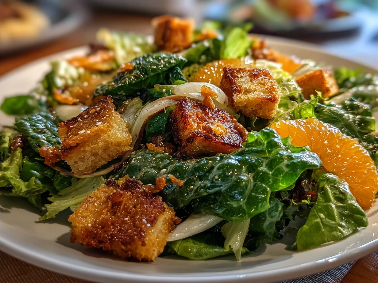 Finished Christmas Salad with Honey Mustard Dressing served in a festive bowl with vibrant colors.
